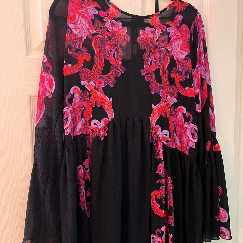 Free People Mini Dress (slip included)